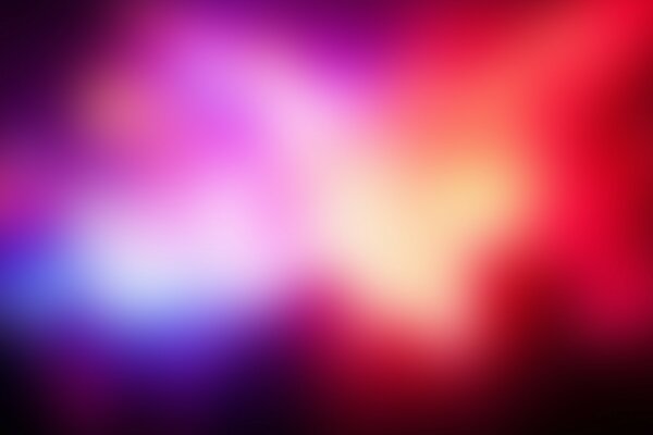 Colores borrosos en la abstracción de desbordamiento