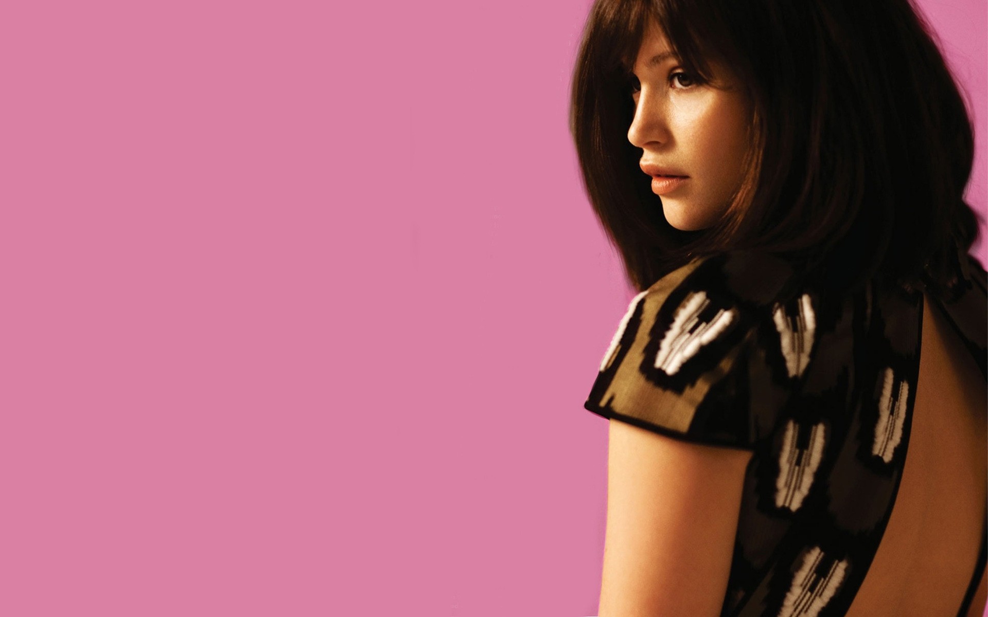 mujer retrato chica moda modelo sexy adulto rosa