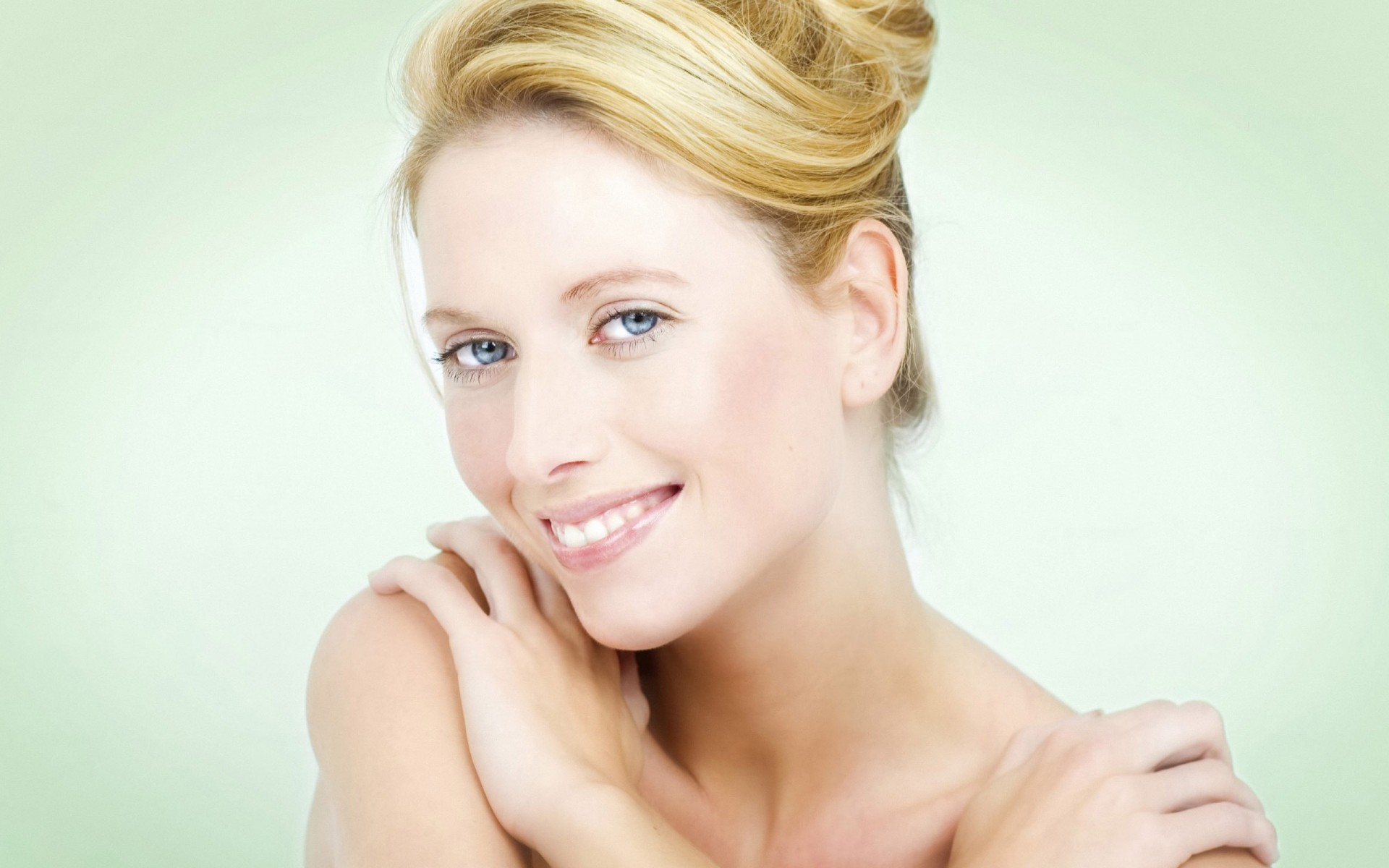 mujer retrato desnudo piel sexy ojo bonita moda glamour limpio joven chica mujer