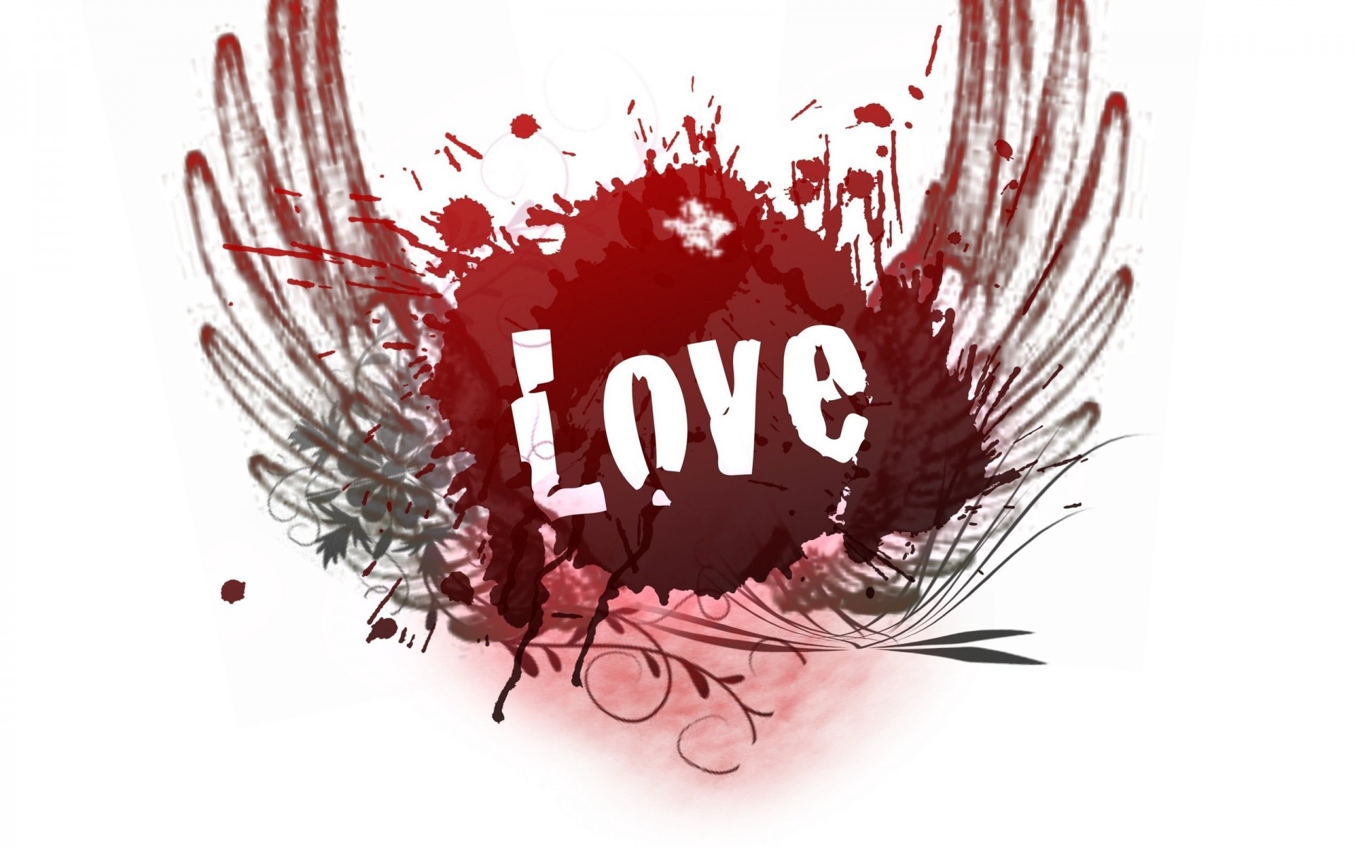 escritorio decoración aislado vacaciones diseño naturaleza símbolo corazón rojo fondo