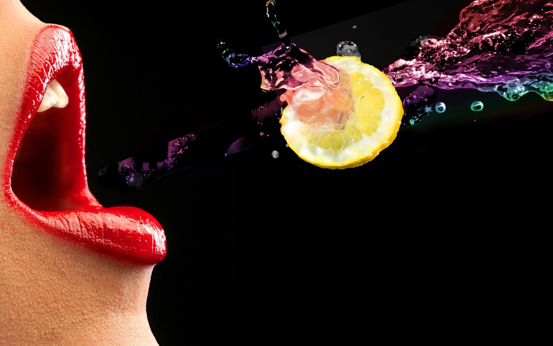 gota agua mojado comida salud fruta color splash chica jugo fruta fondo