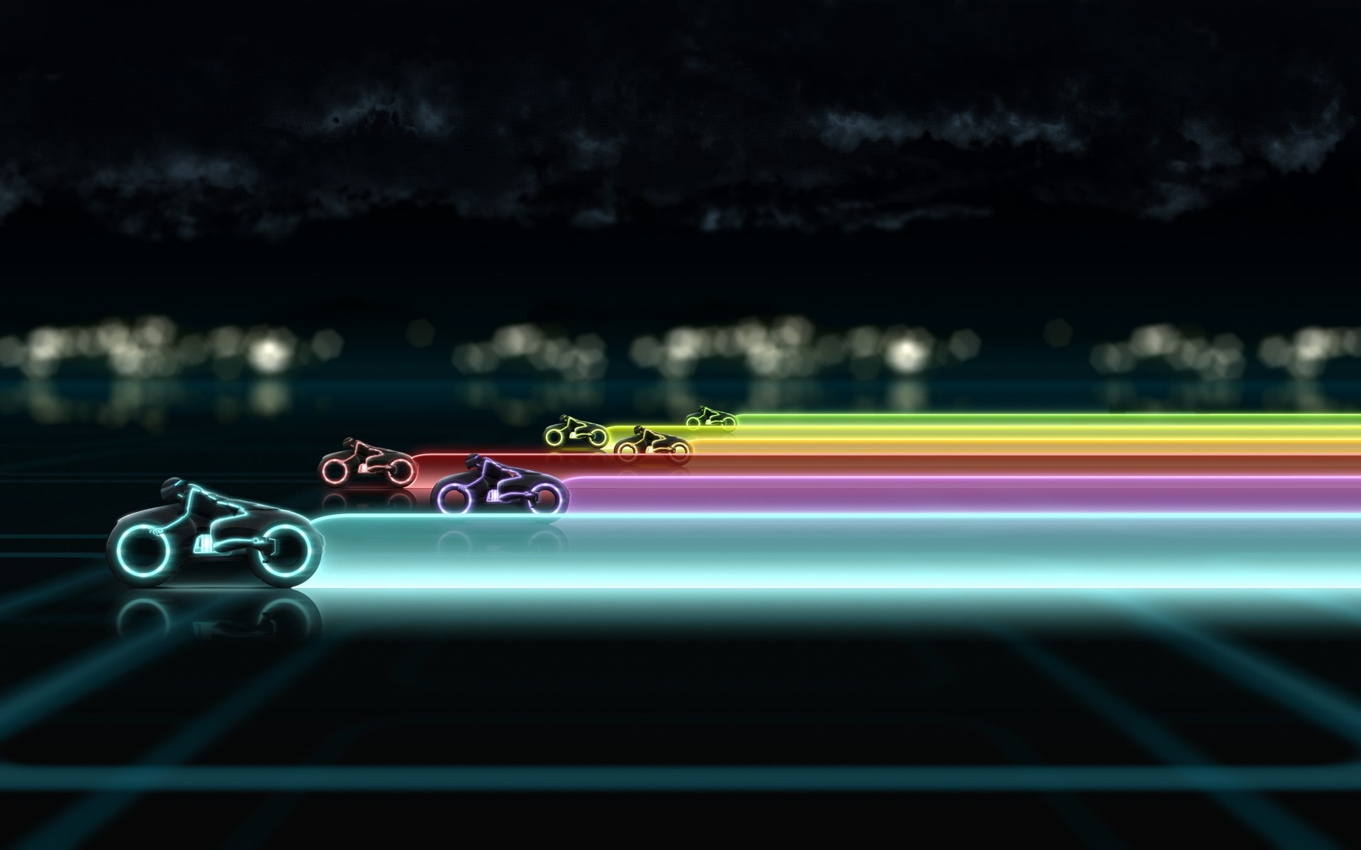 películas escritorio resumen desenfoque luz color ilustración movimiento trono: legado