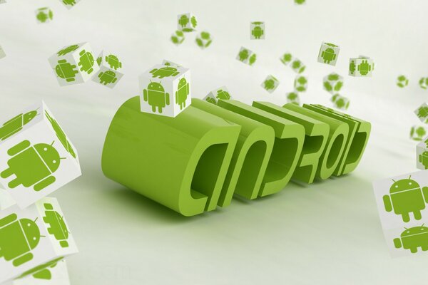 Ilustración con imagen sobre el tema de android