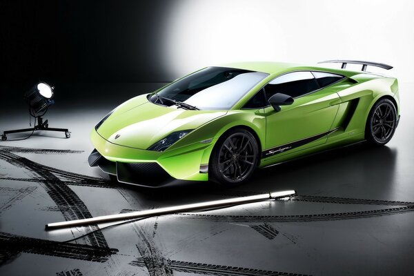 Verde deportivo Lamborghini