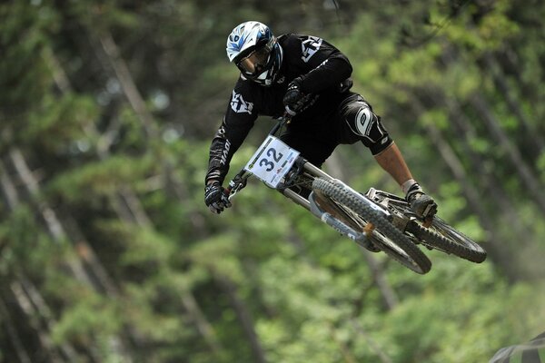 Forest Bike race