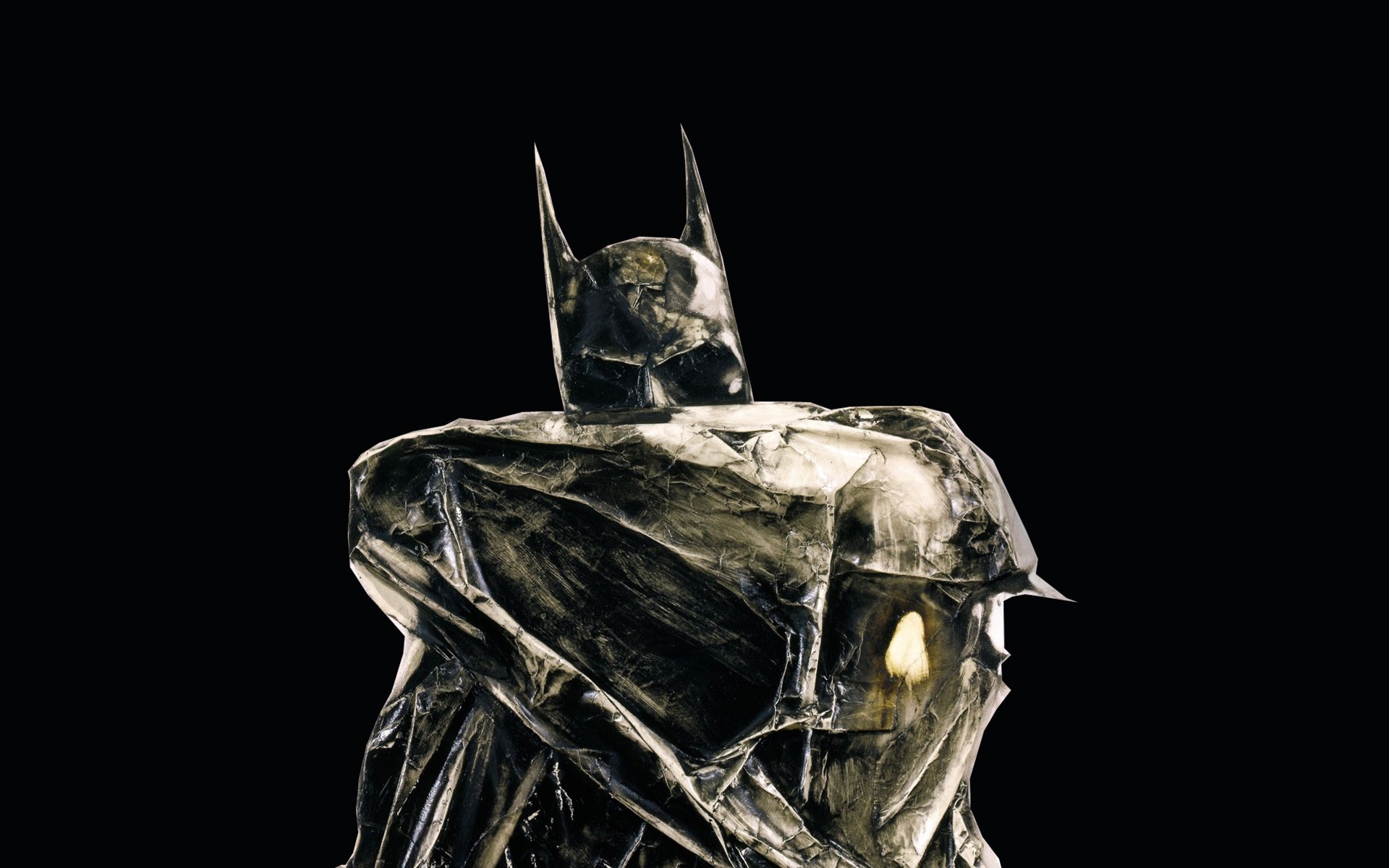 uno escultura escritorio batman