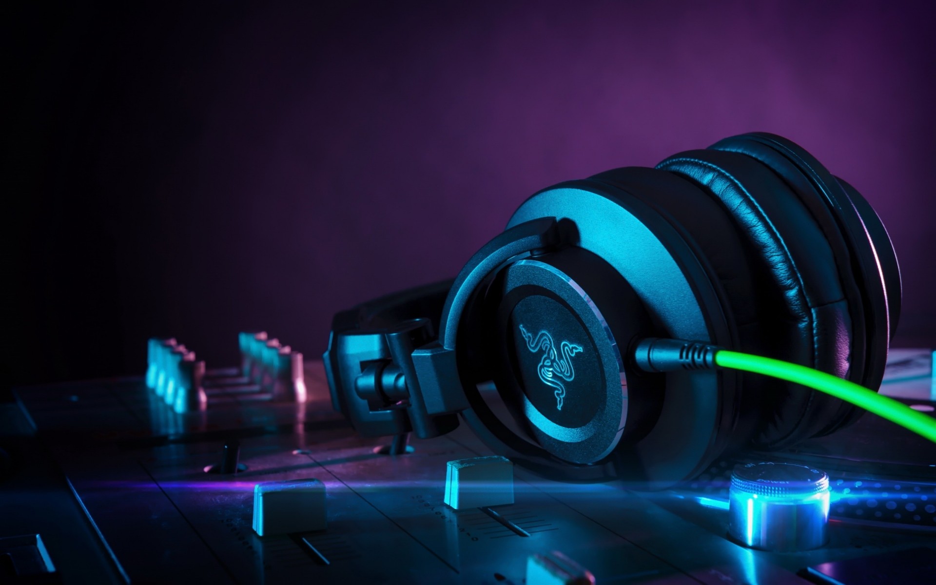 tecnología luz auriculares gadgets técnico