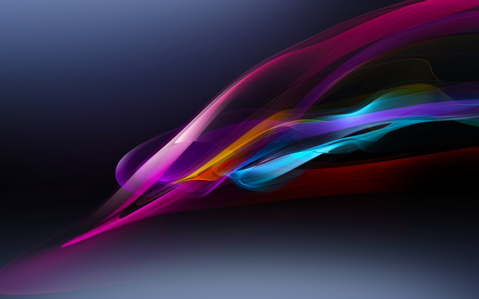 sony arte ilustración resumen gráfico futurista color curva desenfoque dinámico movimiento forma diseño línea artístico brillante fondo de pantalla escritorio surrealista gradiente fractal xperia zu smartphone tecnología técnico de alta tecnología