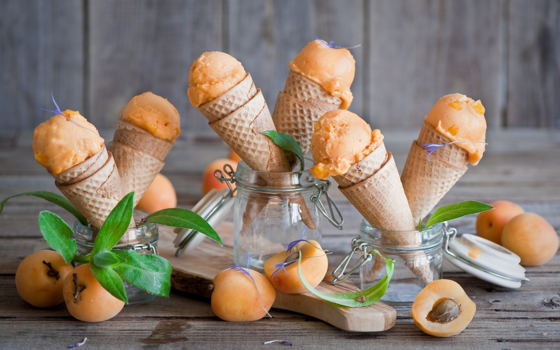 comida fruta escritorio verano madera dulce saludable refrescante tabla naturaleza madera delicioso delicioso dieta helado albaricoque