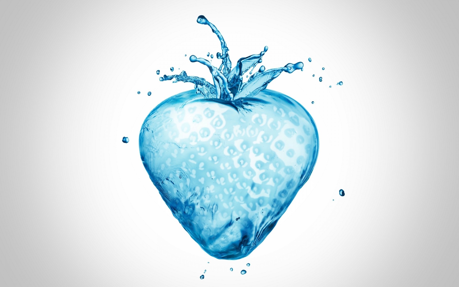 gota splash agua mojado burbuja movimiento limpio fresa