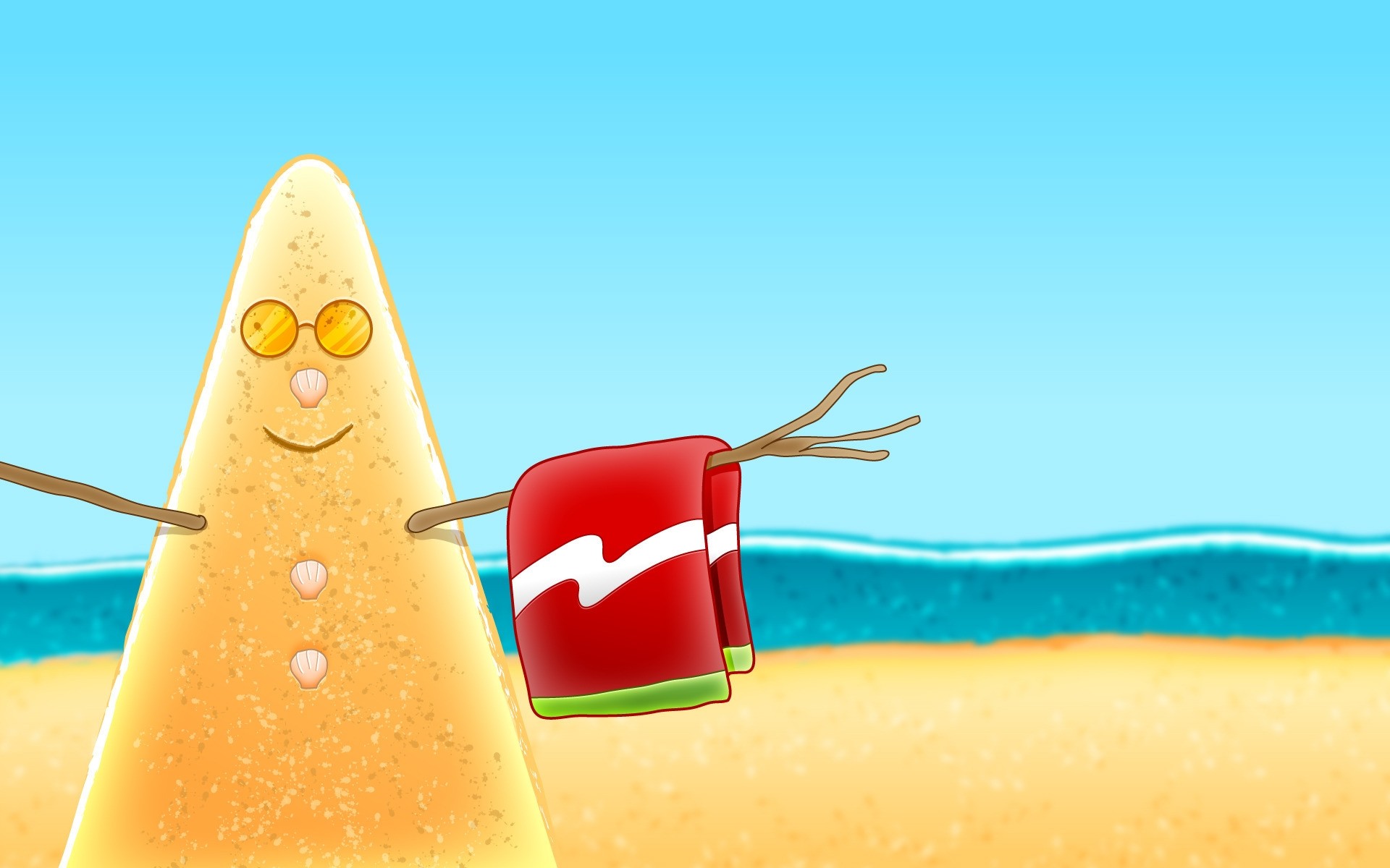 verano viajes vacaciones cielo soleado sonrisa playa