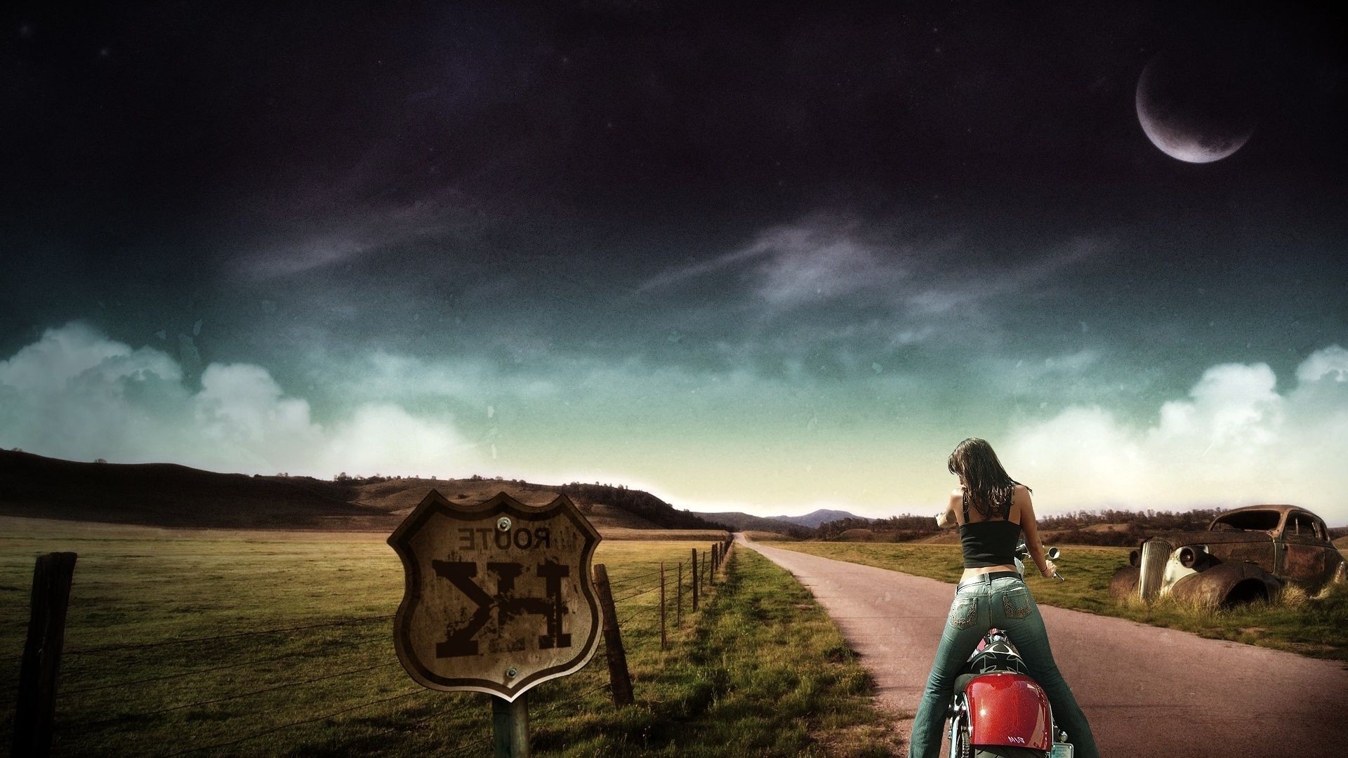 paisaje puesta del sol viajes cielo al aire libre coche carretera luz del día hierba tormenta luz sistema de transporte amanecer tierra cultivada campo