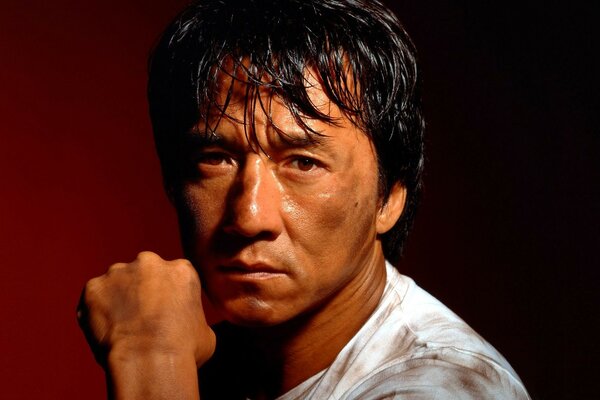 Retrato del actor Jackie Chan