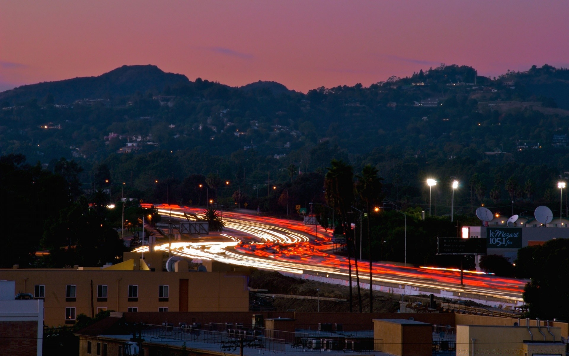 otras ciudades viajes sistema de transporte coche noche cielo puesta de sol ciudad agua crepúsculo luz al aire libre paisaje