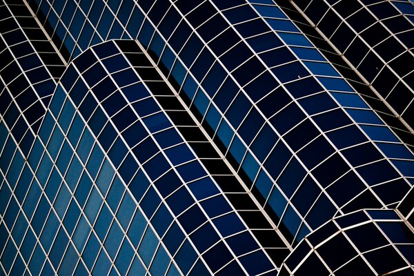 Una figura geométrica o un rascacielos en un estilo moderno
