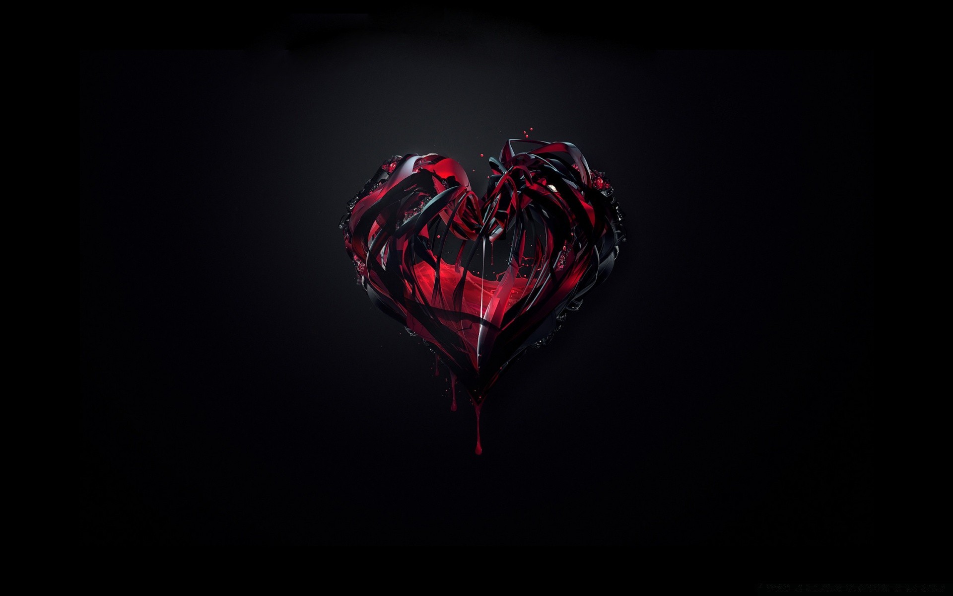 corazones llama oscuro arte humo escritorio formas abstracto