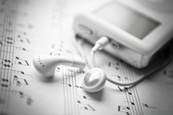 Auriculares con Reproductor de partituras
