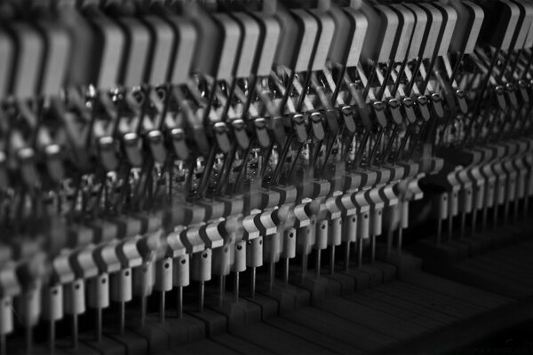 Estructura interna de la llave de piano