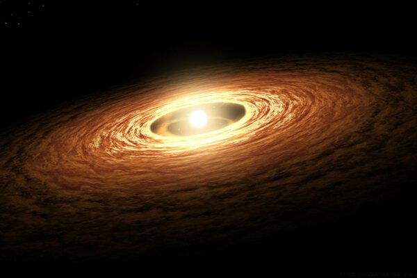 Un embudo espacial succiona el planeta