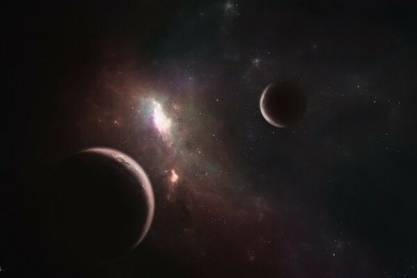 Planetas en el espacio. Mundos lejanos