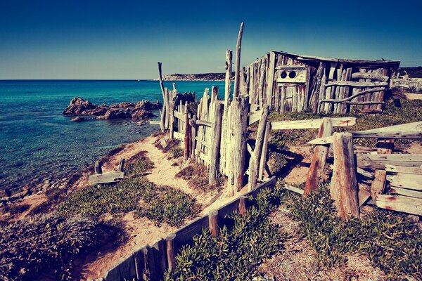 Viaje al mar con vistas al paisaje marino