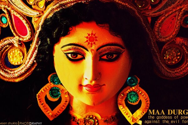 Muñeca India con punto rojo
