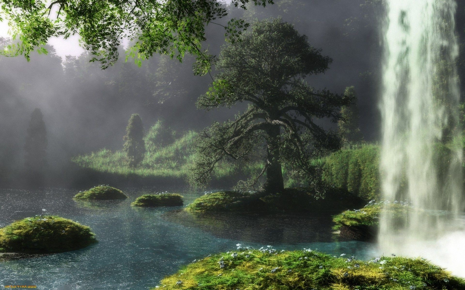 paisaje agua naturaleza árbol madera cascada parque al aire libre hoja río paisaje viajes niebla otoño verano exuberante medio ambiente