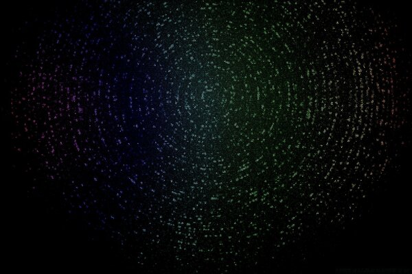 La distancia infinita del Cosmos en una espiral de estrellas