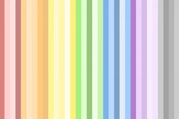 La geometría está siempre a nuestro lado. Colores vivos