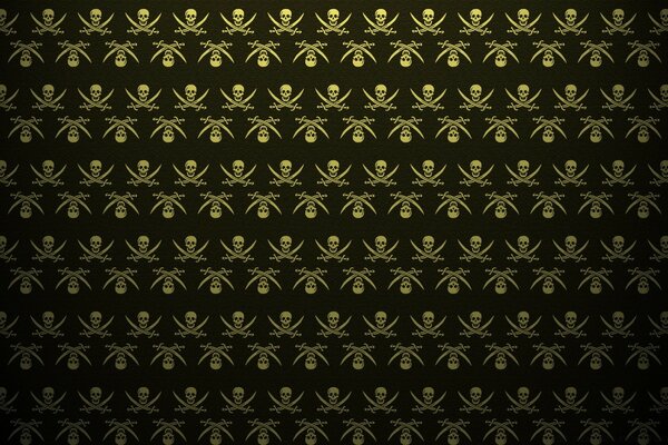 Fondos de pantalla creativos con forma de calavera