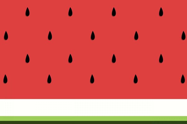 Muchos puntos sobre un fondo rojo como una fresa