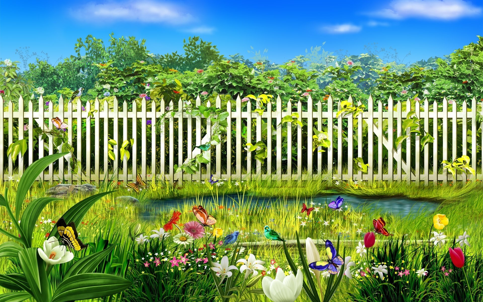 gráficos vectoriales hierba jardín naturaleza flor verano flora hoja al aire libre césped paisaje parque cielo crecimiento cerca árbol hermoso