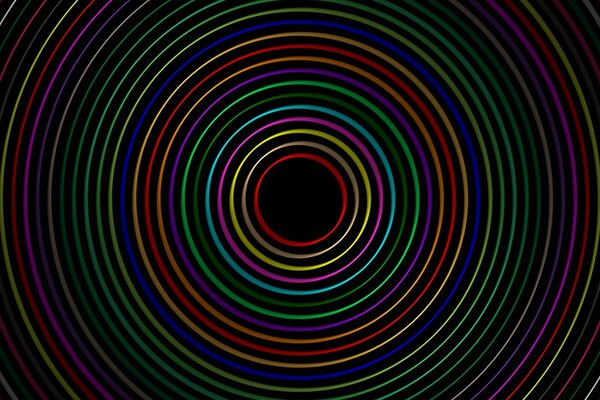 Fondo de pantalla vórtice. Patrones de arco iris