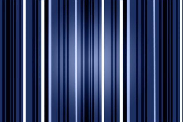 Papel pintado a rayas blanco-azul-negro para un diseño elegante