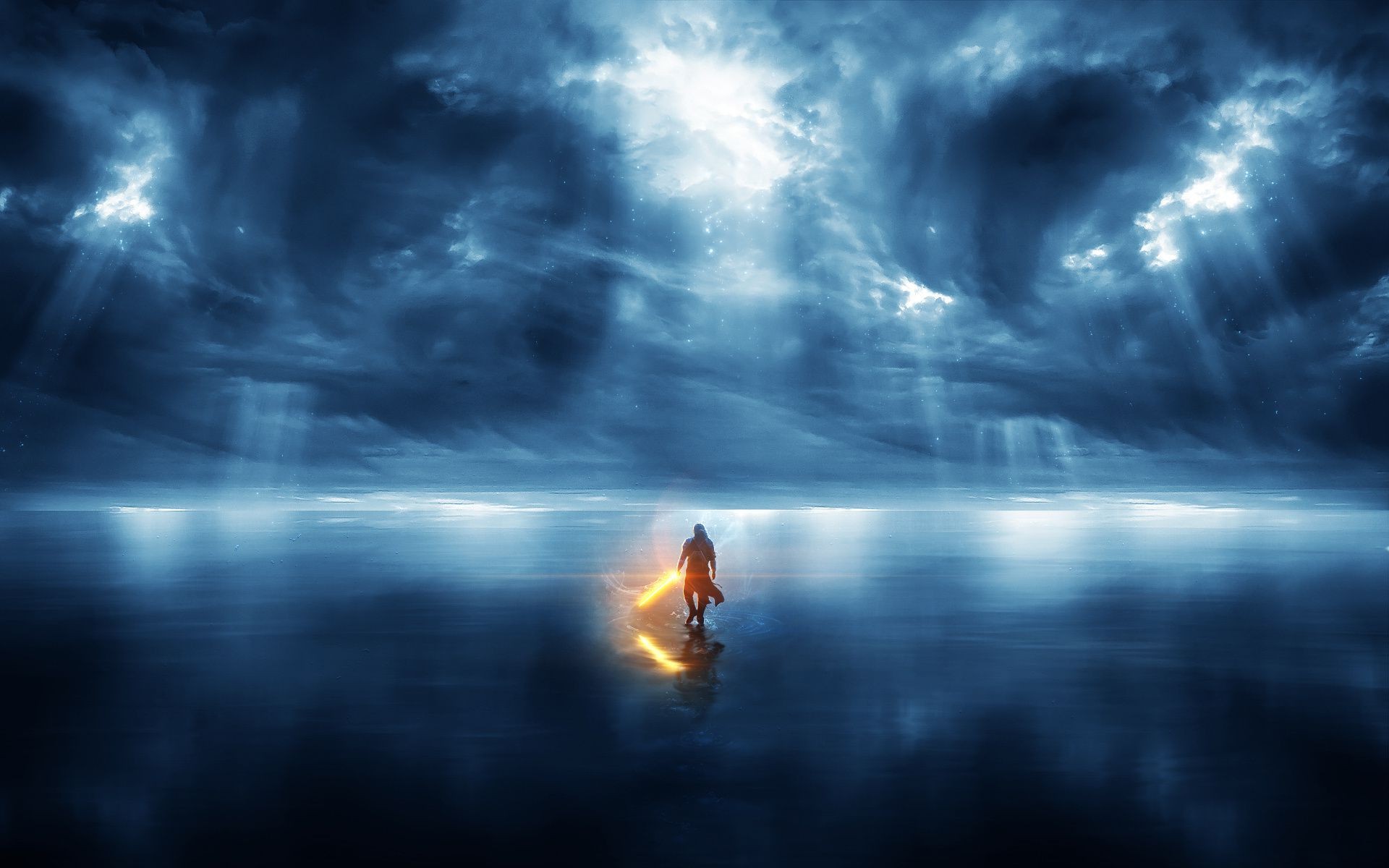 sol agua relámpago al aire libre amanecer naturaleza tormenta cielo puesta del sol