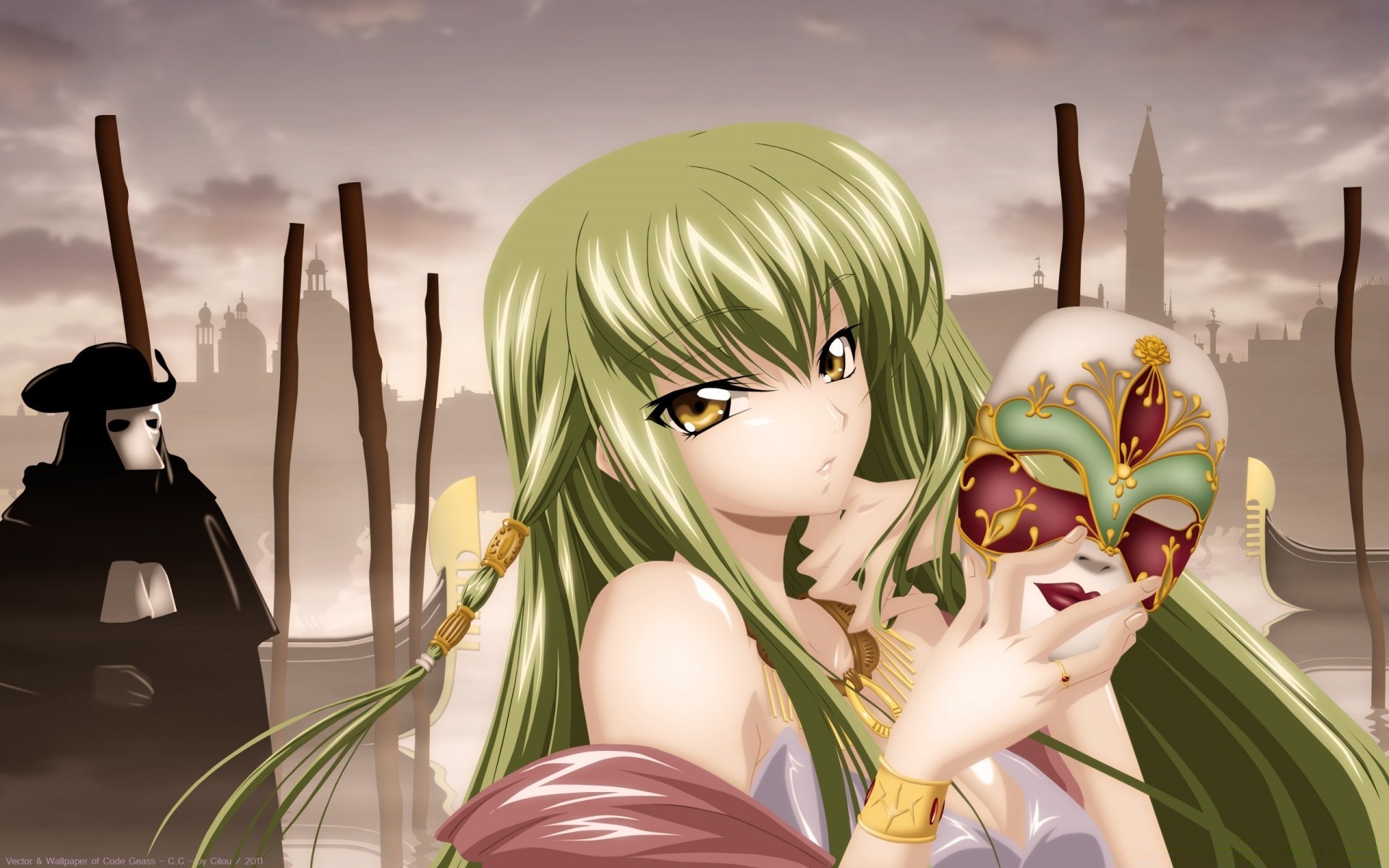 anime mujer chica arte retrato ilustración flor