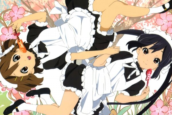 Anime. Ilustración. K-on. Personajes