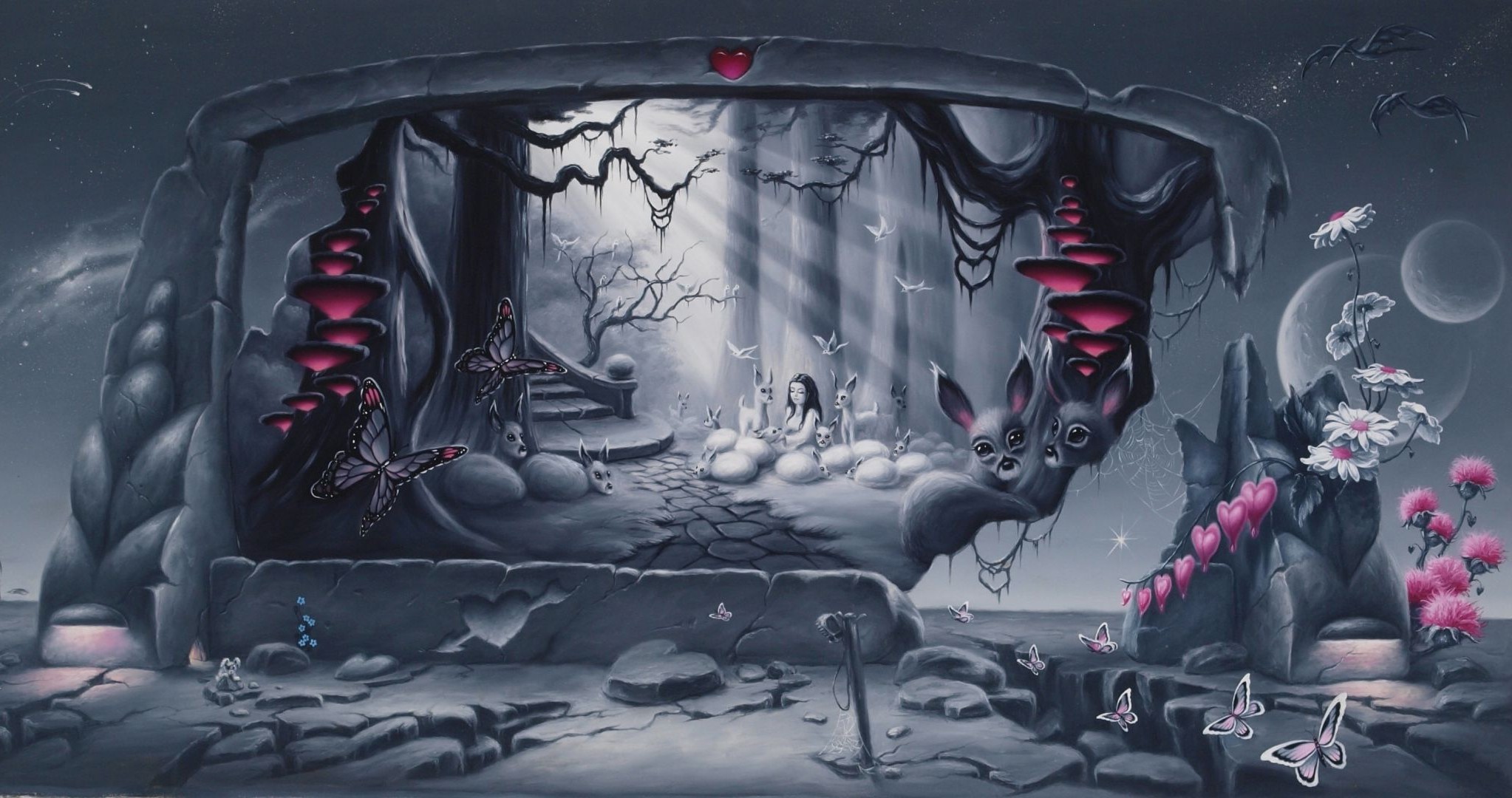 graffiti halloween ilustración horror