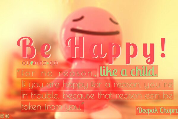 Principio de la vida: ser feliz