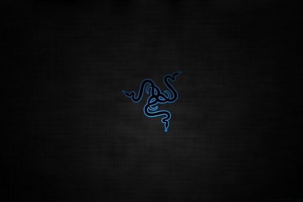 Patrón azul oscuro sobre fondo negro