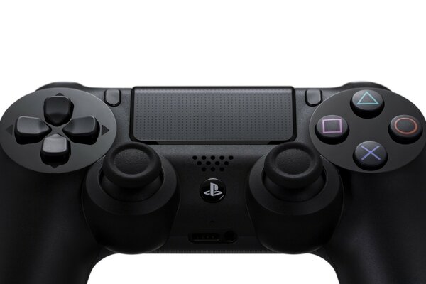 Joystick mate sobre fondo blanco como la nieve