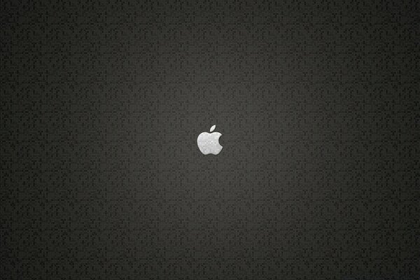 Logotipo del iPhone sobre fondo gris
