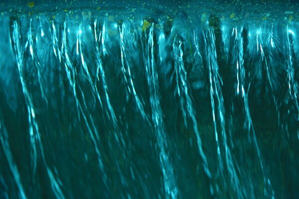 Azul fluyendo infinito y paz