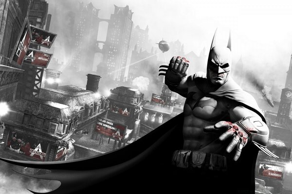 Sombrío Gotham. Batman va a atacar