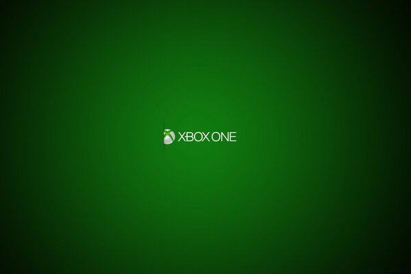 Logotipo de Xbox One en un fondo verde