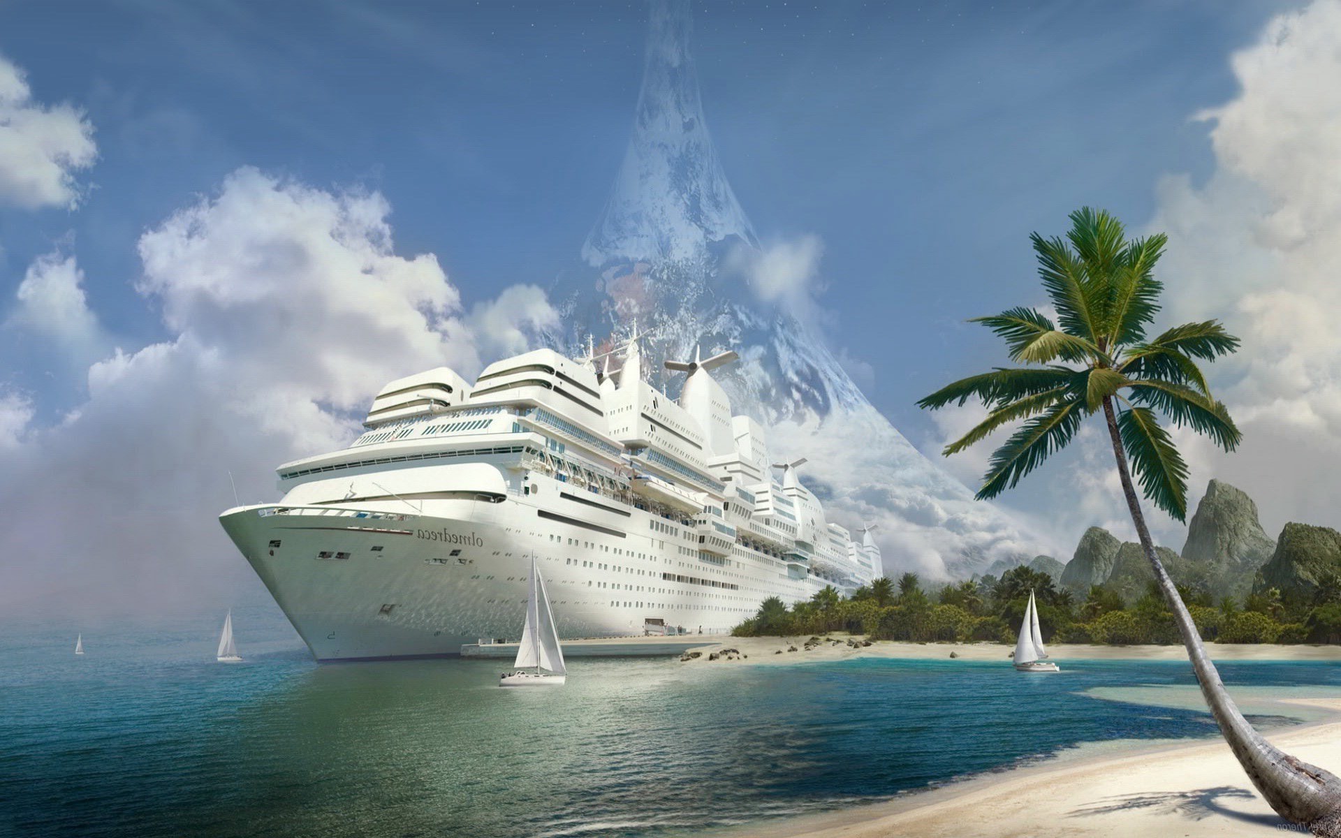 viajes agua océano tropical mar playa verano cielo vacaciones mar isla exótico turismo