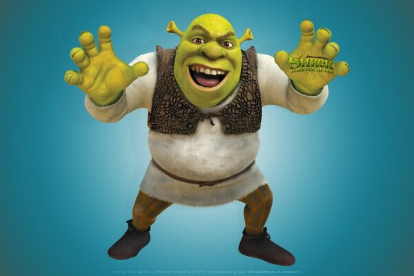 Shrek para siempre, dibujos animados de Shrek
