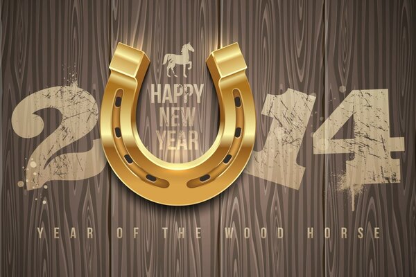 Herradura de oro como número del año