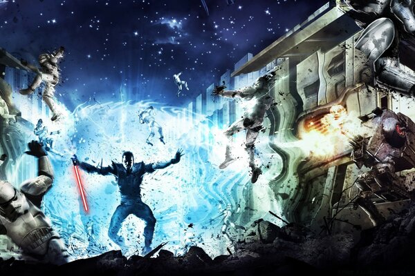 Space Warrior refleja los golpes