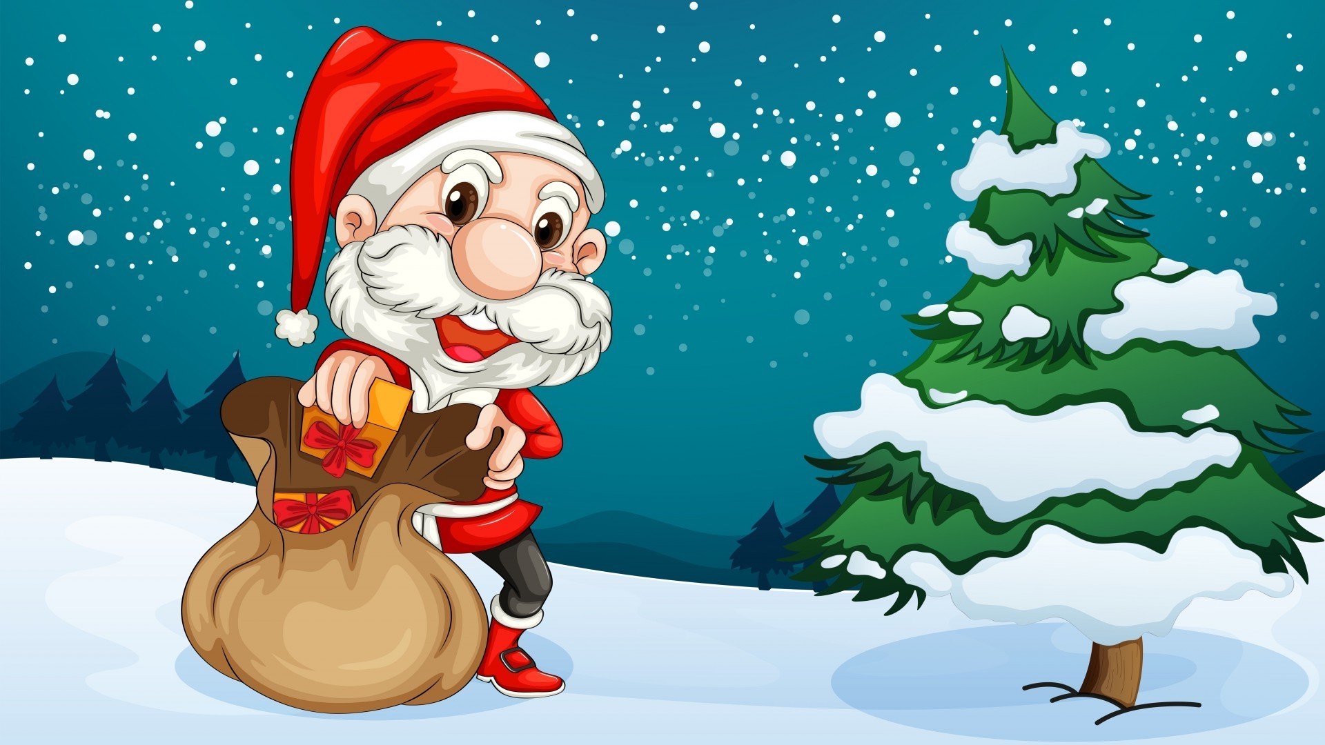 año nuevo boceto ilustración vector navidad invierno merry ciervo gráfico nieve cubierta cubierta bufanda muñeco de nieve carácter eva copo de nieve